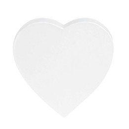 Papp-Herz 15x15x3cm weiss