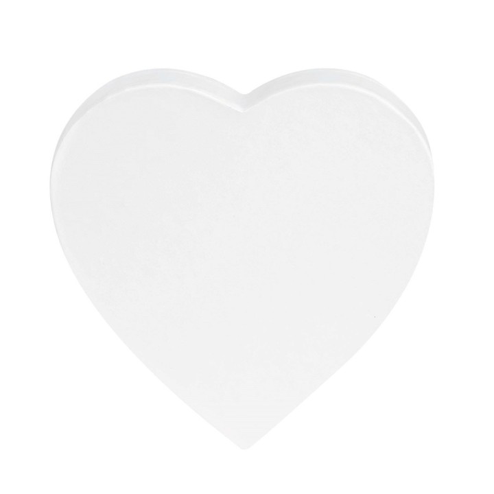 Papp-Herz 15x15x3cm weiss