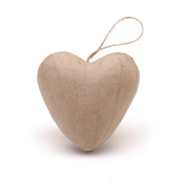 Coeur en carton 8x4 cm