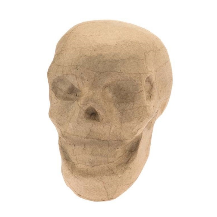 Cardboard skull 15,5x10,5x12cm