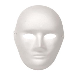 Papp-Maske Mann 19x24cm 1 Stück