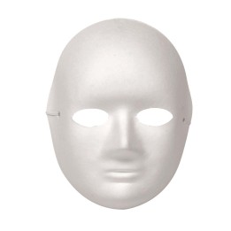 Cardb. woman mask 16,7x20,5cm
