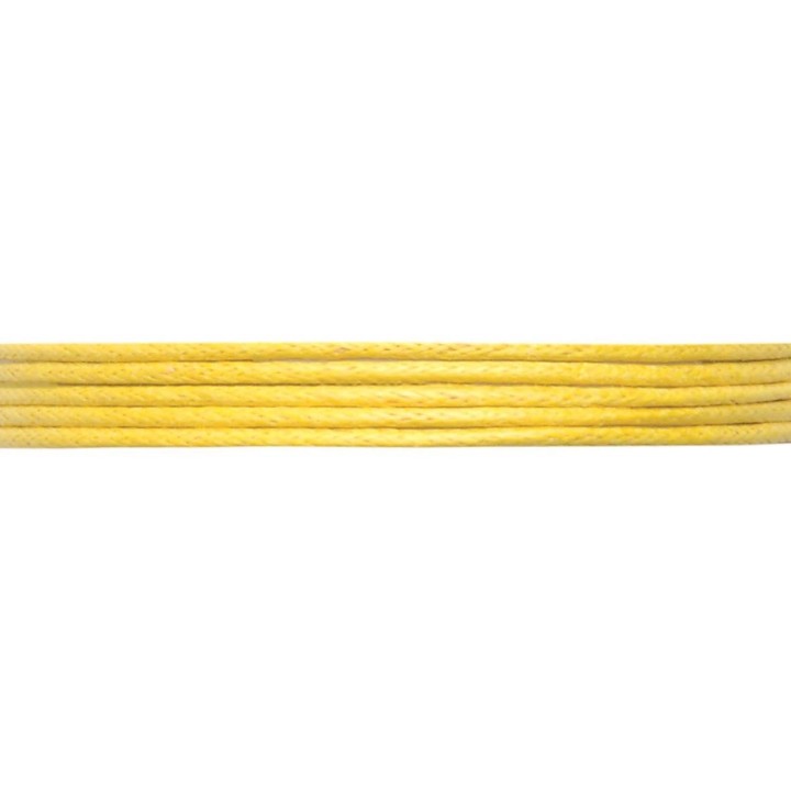 Baumwollkordel 1mm/5m gelb