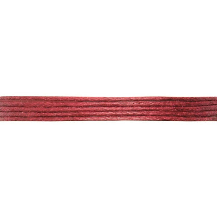 Baumwollkordel 1mm/5m bordeaux