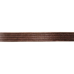 Cordon en coton 1mm/5m brun