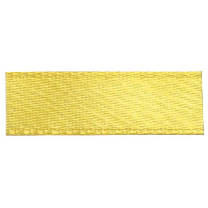 Ruban satin 3mm 10m jaune