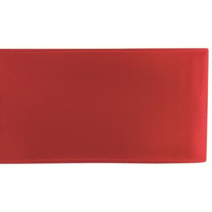 Satin Band 25mm 5m rot