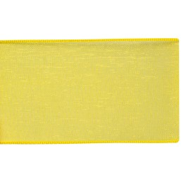 Organza Band 10mm 10m gelb