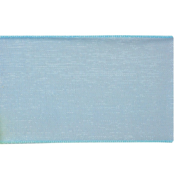 Organza Band 10mm 10m hellblau