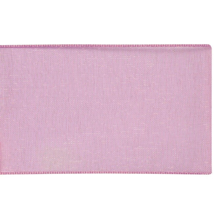 Ruban en organza 10mm 10m lilas