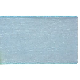 Organza Band 25mm 5m hellblau