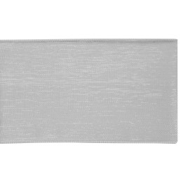 Organza Band 25mm 5m hellgrau