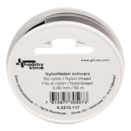 Nylonfaden schwarz 0,40mm 50m