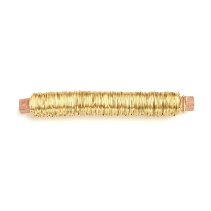 Wickeldraht goldfarben 0,5mm ca.50m 100g