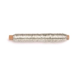 Wickeldraht silberfarben 0,5mm ca.50m 100g