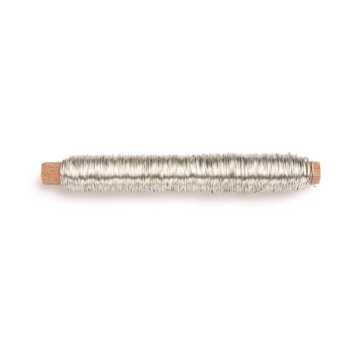 Wickeldraht silberfarben 0,5mm ca.50m 100g