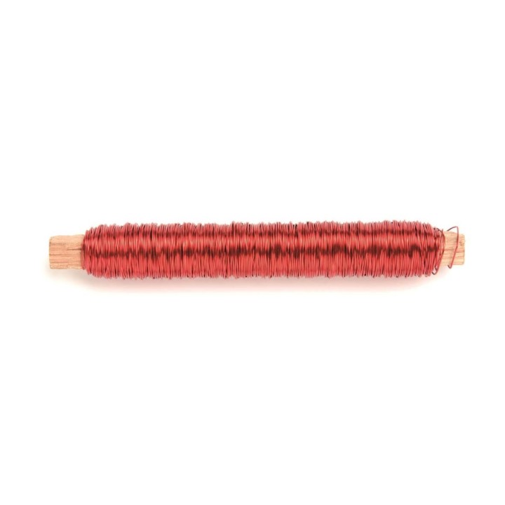 Wickeldraht rot 0,5mm ca. 50m 100g