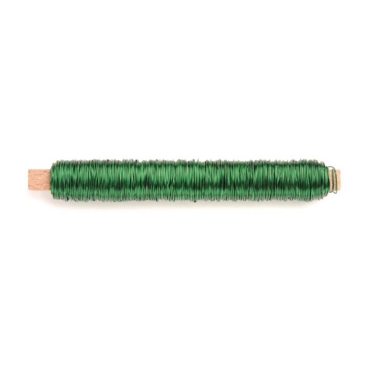 Floral binding wire 0,5mm green app. 50m 100g