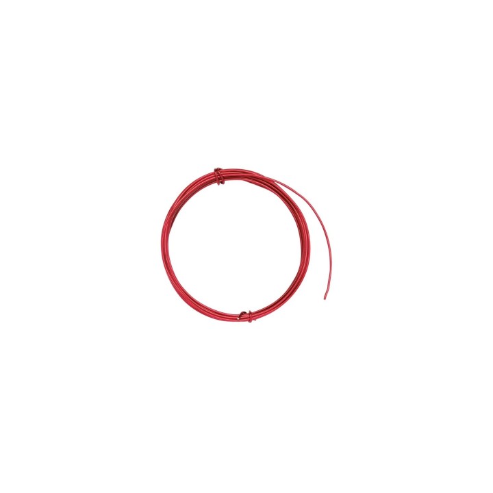 Deko Aludraht 1mm 2m rot