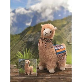 Cuddly toy llama 23cm beige to stuff only