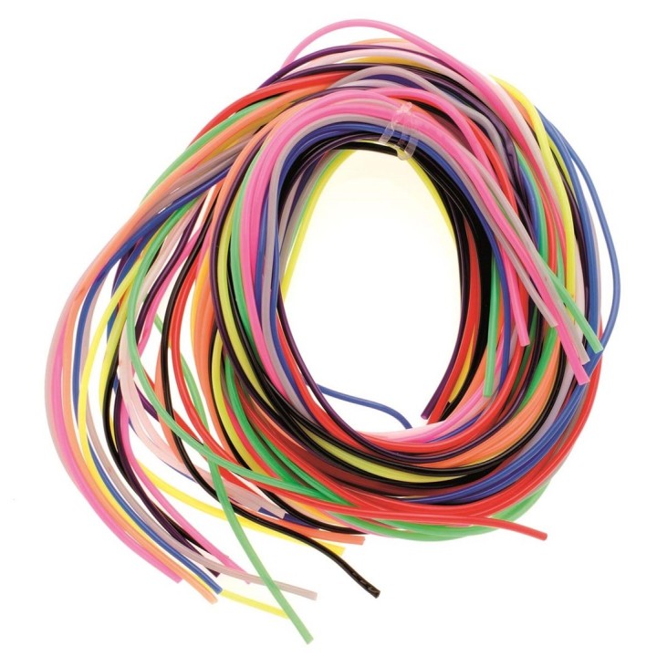 Colour Strips opac 20 Stück 100cm lang, 10 Farben sortiert