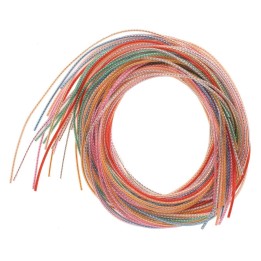Colour Strips metallic 20 Stück 100cm lang, 10 Farben sortiert