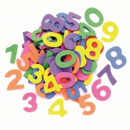 Moosgummi - Zahlen 150 Stück