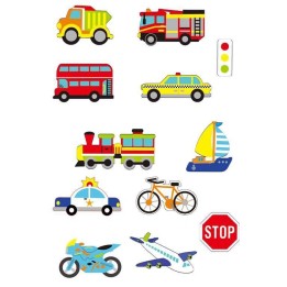 Stickers en mousse 39pcs voitures, autocollant