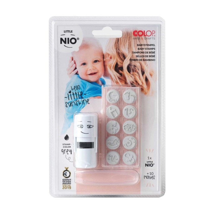 Stempel Little Nio Baby 18mm, 12-teilig