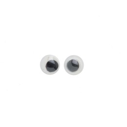 Wackelaugen 4mm rund 10 Stück