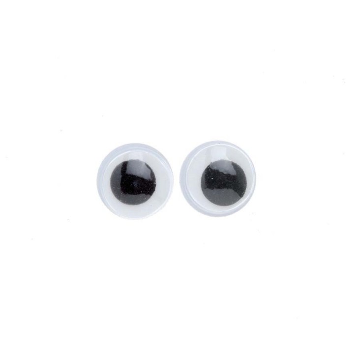 Mobile eyes,18mm, round, 10pcs