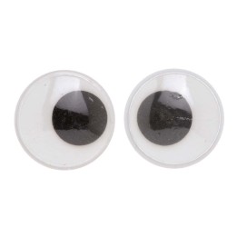 Wackelaugen 22mm rund 10 Stück