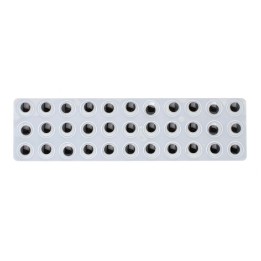 Wackelaugen 20mm rund 12Stück, selbstklebend