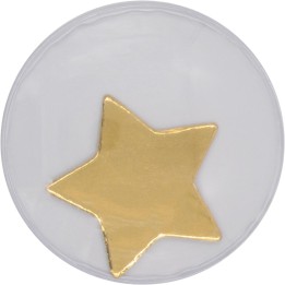 Wackelaugen Stern 4St. gold 35mm selbstklebend