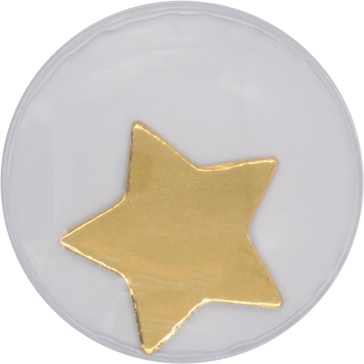 Wackelaugen Stern 4St. gold 35mm selbstklebend