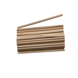 Round sticks 6x135 mm 30pcs natural