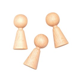 Figur Kegel 20x50mm 3 Stück