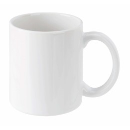 Keramik-Tasse weiss 300ml 8,3x8,3x9,7cm
