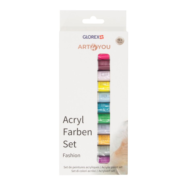 Acrylfarben-Set Fashion 12St, je 12ml