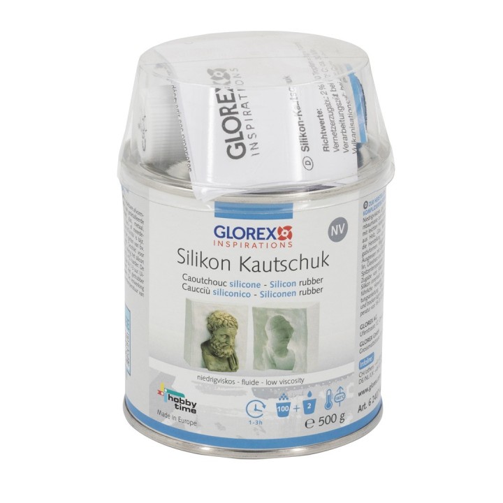 Caoutchouc silicone RTV NV 500g, peu visqueux, très élastique