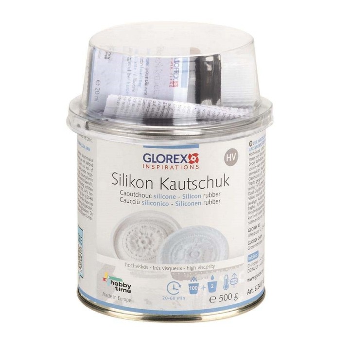 Caoutchouc silicone HV 500g, très visqueux