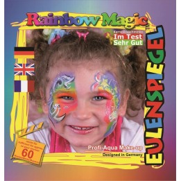 Profi Aqua Make-up Rainbow 6 couleurs dans boîte