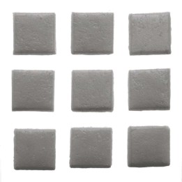Mosaiksteine 10x10mm 100g dunkelgrau