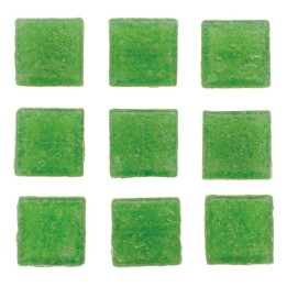 Mosaiksteine 10x10mm 100g hellgrün