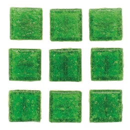 Mosaic tiles 10x10mm 100g dark green