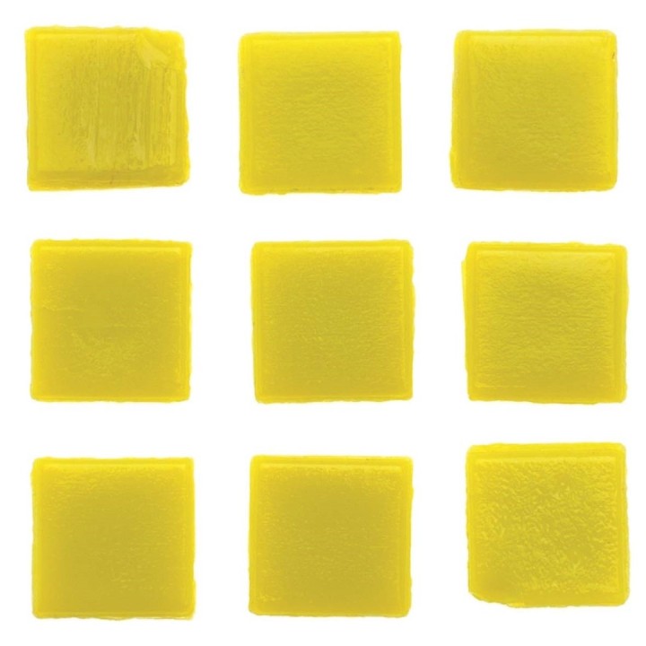 Mosaiksteine 10x10mm 100g gelb