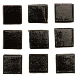 Mosaiksteine 10x10mm 100g schwarz