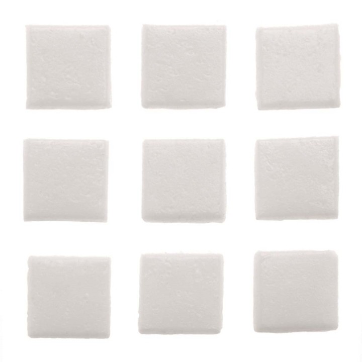 Mosaiksteine 20x20mm 100g weiss