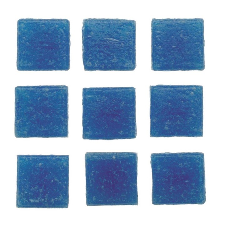 Mosaiksteine 20x20mm 100g dunkelblau