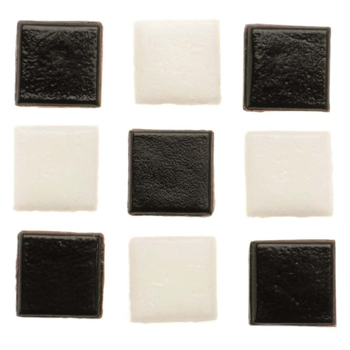 Mosaik Starter-Kit 20mm 200g schwarz/weiss
